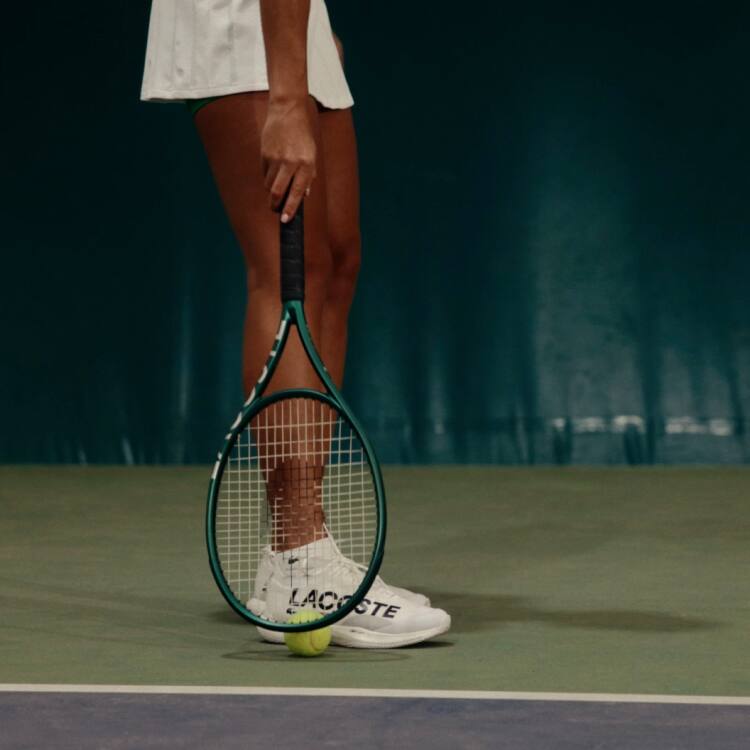 ★LACOSTE★ Women's Tennis Unbalanced Skirt Green JF221E-55G Lacoste tennis skirt in dark green | ASOS